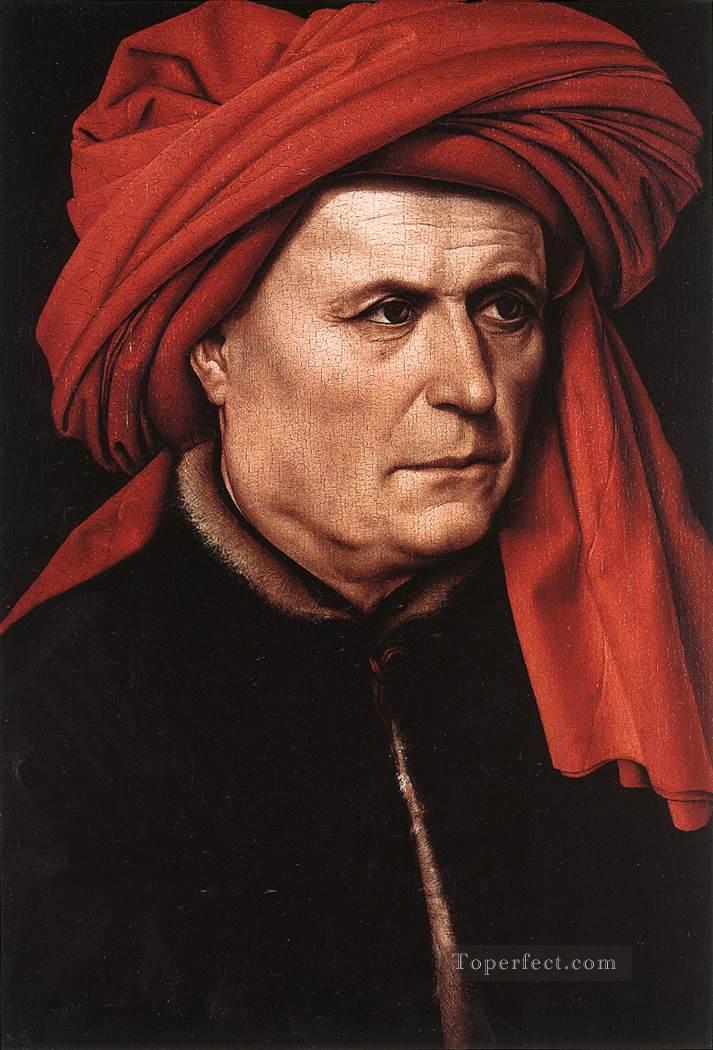 男の肖像 1400 ロバート・カンピン油絵